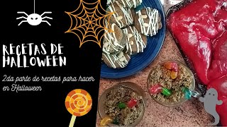 2do Especial Halloween  Desmintiendo recetas de Pinterest  Recetas Dulces [upl. by Aneret]