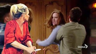 The Young And The Restless Tessa and Sharon fight over custody of Aria  who will Mariah choose [upl. by Peggir]