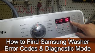 Washing Machine Error Codes Water Not Filling  Samsung US [upl. by Andrus774]