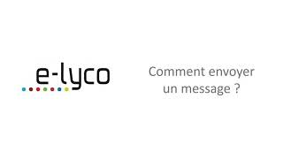 Comment envoyer un message avec elyco [upl. by Furgeson969]