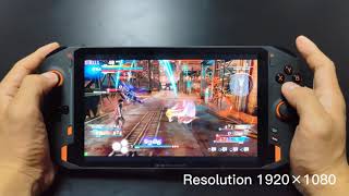 ONEXPLAYER 1S1195g7 Game testing of Dissidia Final Fantasy Nt Free version [upl. by Lletnwahs]