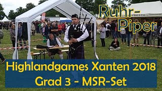 Schottisches Festival Xanten  Competition MSRSet 2018 [upl. by Rabassa]