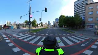 Kymco AK550 Premium  Driving around  360° Video [upl. by Calloway357]