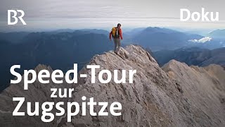 Speedbergsteigen Von München auf die Zugspitze amp zurück in 24 Stunden  BergaufBergab  Doku  BR [upl. by Ilanos]