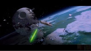 Star Wars VI Return of the Jedi  Space Battle of Endor Supercut [upl. by Tollman280]