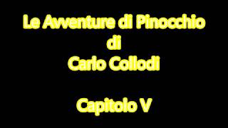 Audiolibro C Collodi Le Avventure di Pinocchio  Capitolo V [upl. by Wolf]