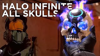 Halo Infinite  ALL 12 SKULLS LOCATIONS Campaign Skulls [upl. by Moorefield]