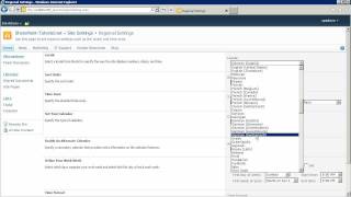 Change regional settings of a SharePoint site [upl. by Horlacher875]