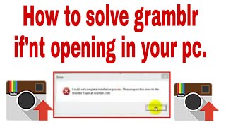 how to solve gramblr if not working 100 working [upl. by Bradly939]