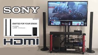 Sony HTS700RF Real 51ch Dolby Digital Tall boy Soundbar Home Theatre System Setup By 1977 vlog [upl. by Ahgiel223]