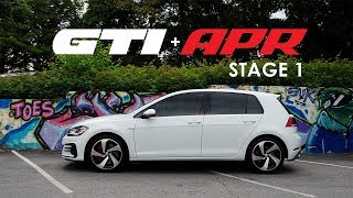 Testing a NEW Volkswagen GTI w an APR TUNE amp Borla Exhaust [upl. by Dewitt]