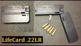 LifeCard 22 LR Pistol Worlds Thinnest Gun [upl. by Delahk363]