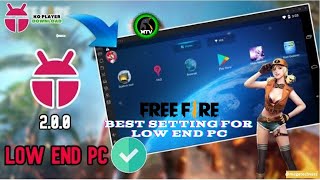 KoPlayer 20 Best Settings For Low End PC Fix Free Fire Lag Problem 4gb RAM PC [upl. by Tiffanle]