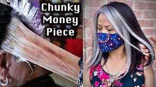 Silver Hair Chunk Money Piece on my Mom Paranormal Hairtivity [upl. by Aziram]