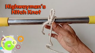 How To Tie A Highwaymans Hitch Knot [upl. by Gaudette]