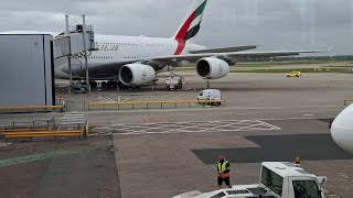 Trip report Emirates Airbus A380800 from Manchester to Dubai [upl. by Killam]