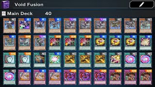 Master Duel Newest FTK Void FTK  YuGiOh Diamond Deck [upl. by Aip]