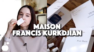 MAISON FRANCIS KURKDJIAN  most iconic scents Baccarat 540 Gentle Fluidity Oud Satin Mood [upl. by Frederica17]