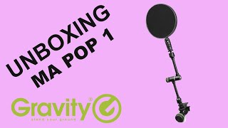 Gravity MA POP 1 Pop Filter Accessory Unboxing MatrixPRO Tech Channel [upl. by Chouest]