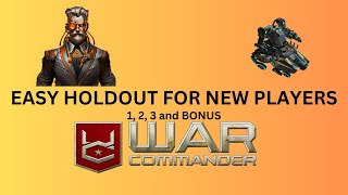 WAR COMMANDER HOLDOUT ALL BASES FOR NEW PLAYERS OXFORD  CENTAURS [upl. by Yeorgi]