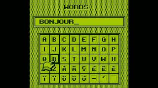 InfoGenius Productivity Pak Berlitz French Translator Gameplay Game Boy [upl. by Nylesoy]