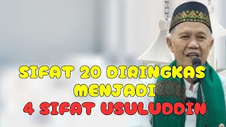 SIFAT 20 DIRINGKAS MENJADI 4 SIFAT USULUDDIN [upl. by Airetnohs]