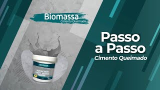 COMO APLICAR O EFEITO CIMENTO QUEIMADO DA BIOMASSA [upl. by Lelith]