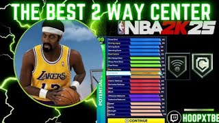 THE BEST 2 WAY 7’0 CENTER BUILD ON NBA 2k25 [upl. by Reviel]