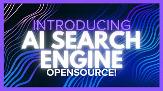 OpenSearch AI Opensource AIpowered Search Engine PERPLEXITY Alternative [upl. by Adnahsed]