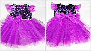 HOW TO CUT AND SEW THE PERFECT BALL DRESS FOR 36MONTHS ballgown tutorial babyfrock [upl. by Sager]