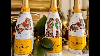 Decoupage Champagne or Wine Bottle Tutorial [upl. by Tome824]