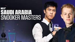 🔴LIVEThepchaiya UnNooh vs Artemijs Zizins Saudi Arabia Snooker Masters Championship League 2024 [upl. by Kaja]