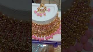 PADMAVATI JEWELLERS  AMERICAN DIAMOND CHOKER SET  SHORT VIDEO [upl. by Nhguavahs]