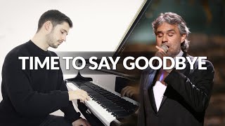 Time To Say Goodbye Con Te Partirò  Andrea Bocelli  Piano Cover  Sheet Music [upl. by Enwad]