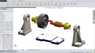 SolidWorks tutorial  Design and Assembly of Pulley in SolidWorks [upl. by Lareena]