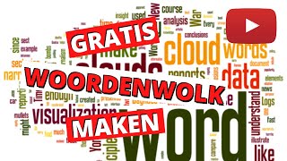 Hoe maak je een WOORDENWOLK  2020 [upl. by Opiuuk414]