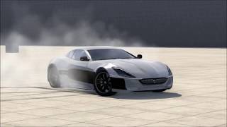 Rimac ConceptOne showcase  BeamNG Drive [upl. by Milon]