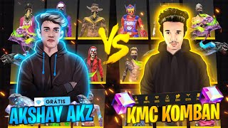 Kmc Komban Vs Akshay Akz Collection Versus 😍 Best Collection In Kerala  Garena Free Fire [upl. by Glassman]