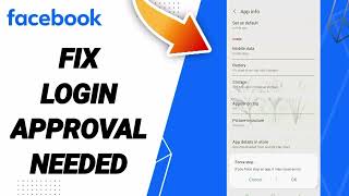 How To Fix Login Approval Needed On Facebook App 2024 [upl. by Enialedam594]