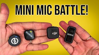 Best MINI Budget Wireless Mic DJI Mic Mini vs Hollyland Lark M2 vs Rode Wireless Micro vs Godox [upl. by Hsemin]