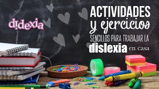 Actividades para trabajar la dislexia en casa [upl. by Aitnuahs]