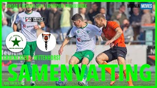 🔥 SAMENVATTING GROENE STER vs WITTENHORST [upl. by Odom731]