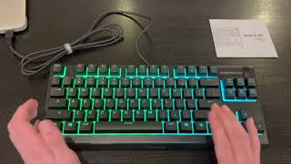 Steelseries Apex 3 TKL Keyboard Honest Review [upl. by Cherida]