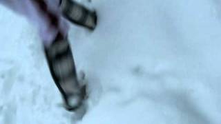 Mit GummistiefelRubberbootsWellies oder Rainboots im Schnee 1 [upl. by Aicala]