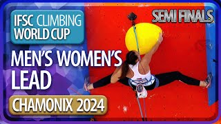 Lead Semi Finals  Chamonix  Mens Womens  2024 [upl. by Fugazy]