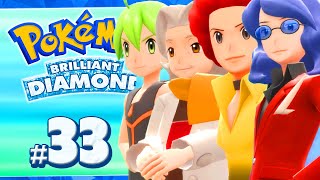 Pokemon Brilliant Diamond Part 33 ELITE FOUR Gameplay Walkthrough [upl. by Niddala]