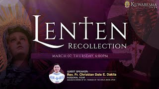 PARISH LENTEN RECOLLECTION 2024 [upl. by Brittaney]