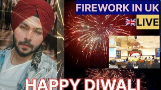 FIREWORK IN UK 🇬🇧  LIVE  TRAVELLING [upl. by Olegnad]