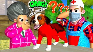 Scary Teacher 3D Pranks Miss T and Puppy with Scary Neighbor Doctor Fun Animation [upl. by Lynch127]