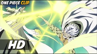 Rayleigh saves Zoro From Admiral Kizaru  One Piece HD [upl. by Aremihc]